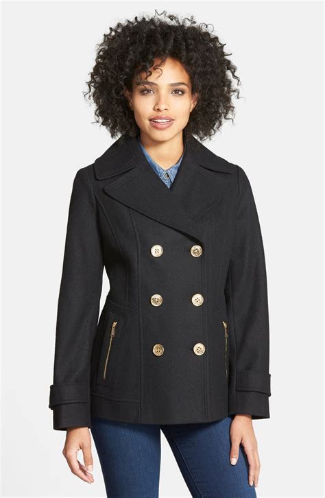 nordstrom rack michael kors peacoat|Michael Kors jacket.